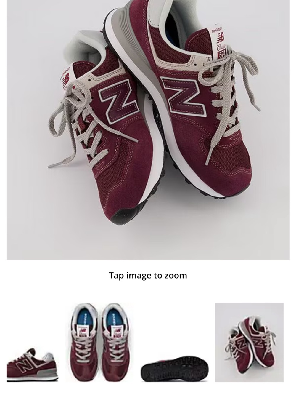 NWOT - Women's 574 Suede Retro Sneakers - 10.5 - Picture 2 of 14